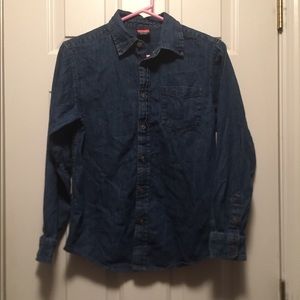 Wrangler Blue Denim Jean Jacket Size XL (14/16)